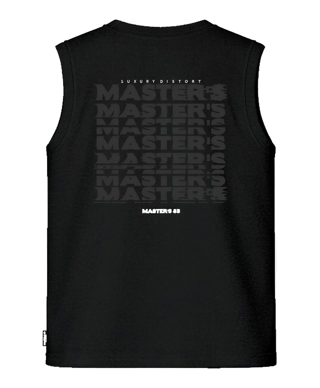 Camiseta manga sisa After Luxury negra - espalda