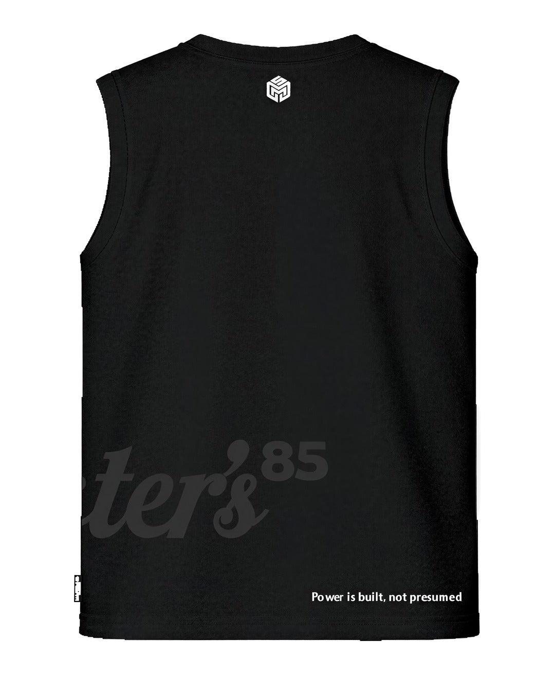 Camiseta manga sisa Pure Legacy negra - espalda