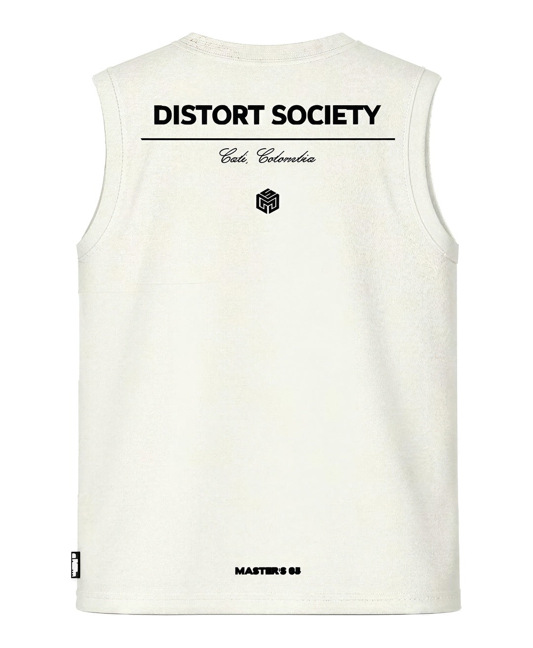 Camiseta manga sisa Society Deluxe cruda - espalda