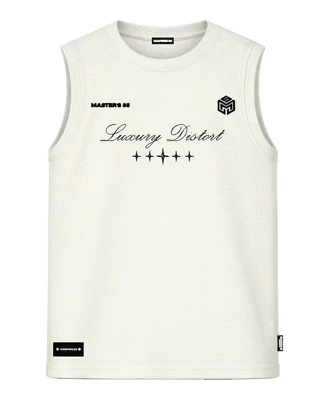 Camiseta manga sisa Society Deluxe cruda - frente
